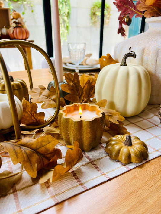 Vela Calabaza Ámbar