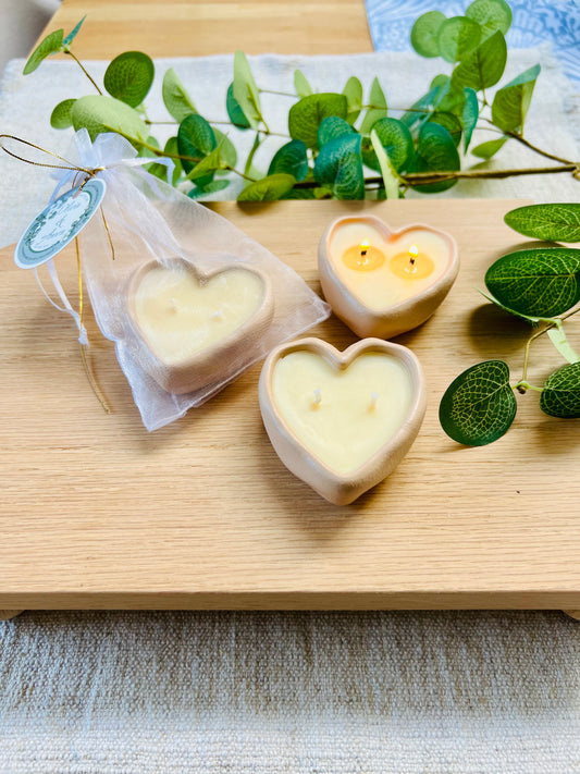 Vela Corazón Organic | Caja con 10 piezas